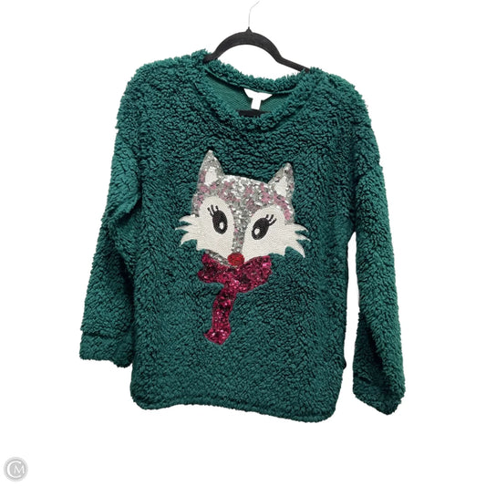 Sweatshirt Crewneck By Time And Tru In Green, Size: M