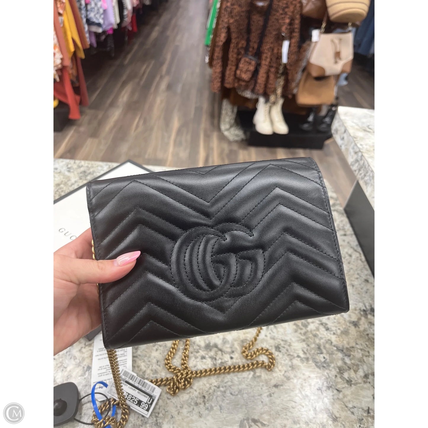 Crossbody Luxury Designer By Gucci, Size: Small