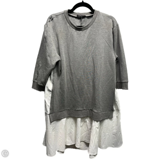 Dress Work By cq by co  In Grey & White, Size: L