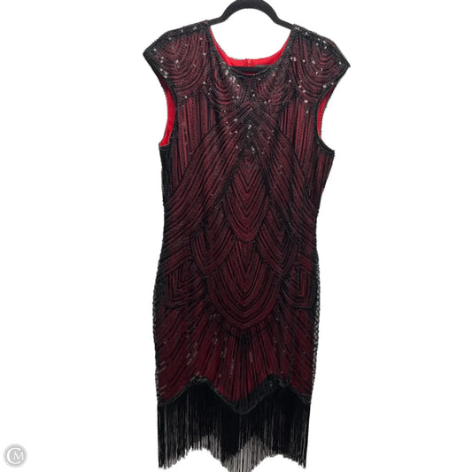 Dress Party Short By fundaisy In Black & Red, Size: Xxl