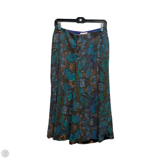 Capris By Anthropologie In Blue & Orange, Size: 2