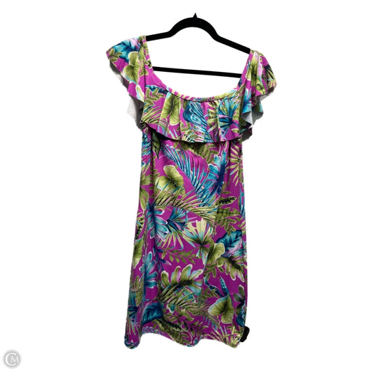 Dress Casual Short By Tommy Bahama In Green & Purple, Size: S