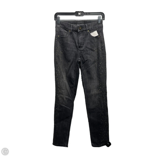 Jeans Skinny By White House Black Market In Black Denim, Size: 0