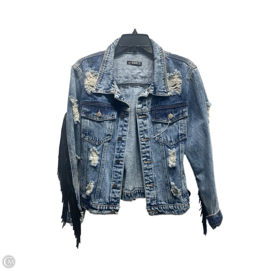 Jacket Denim By Shein In Blue Denim, Size: M