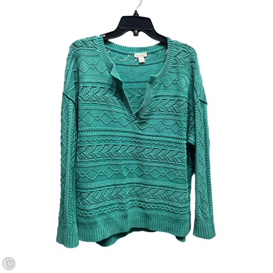 Sweater By Sundance In Green, Size: L