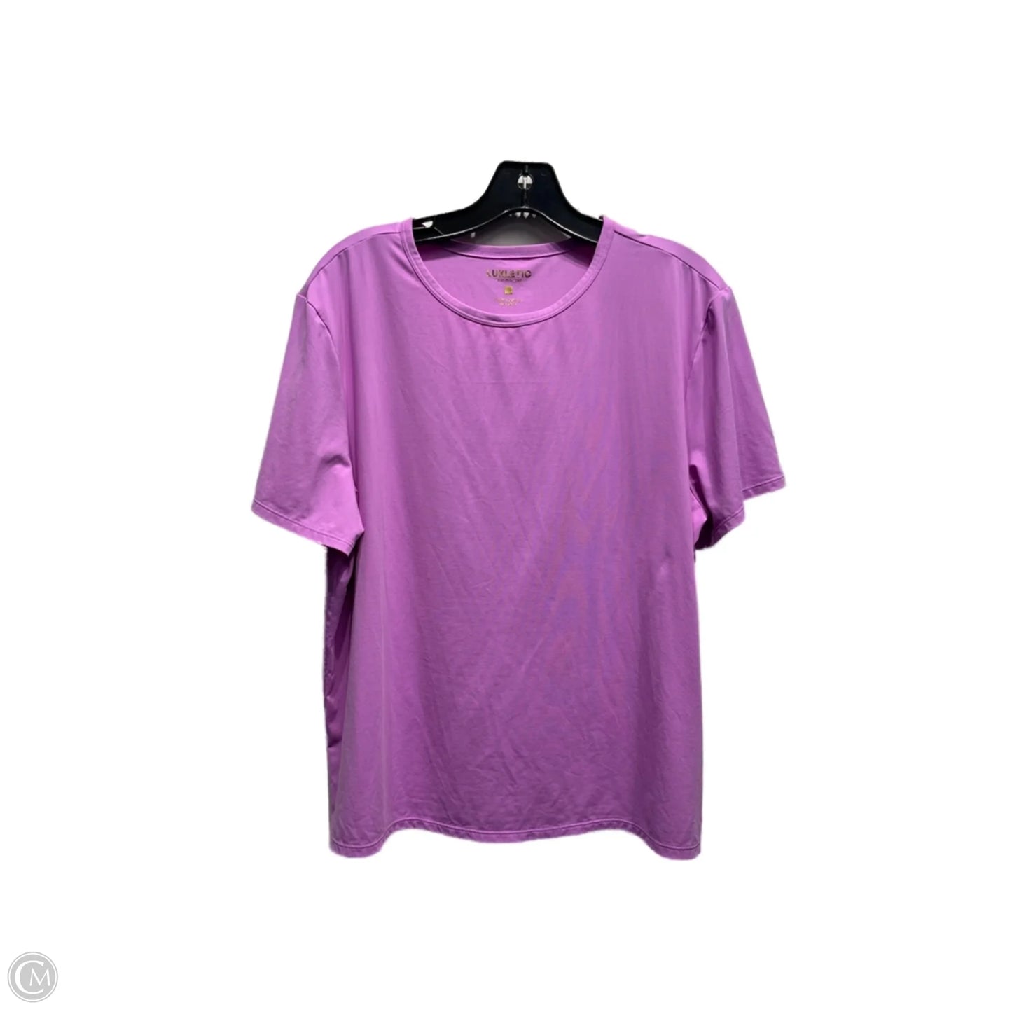 Top Short Sleeve Designer By Lilly Pulitzer In Purple, Size: L