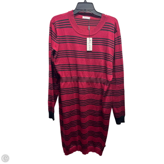 Dress Work By BEYOVE In Black & Red, Size: Xl
