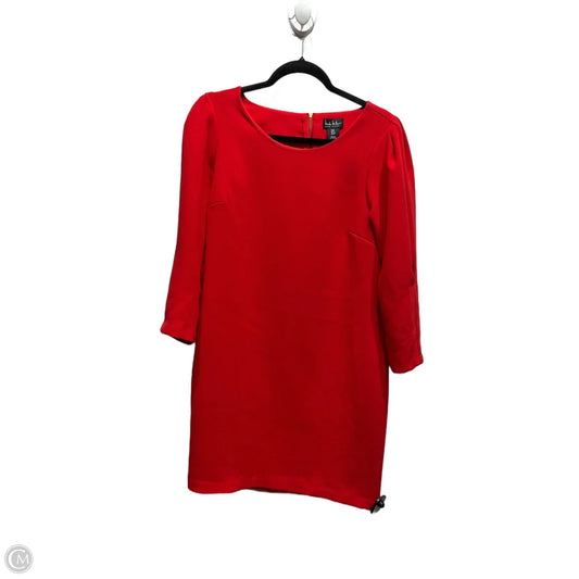 Dress Work By Nicole Miller In Red, Size: 0