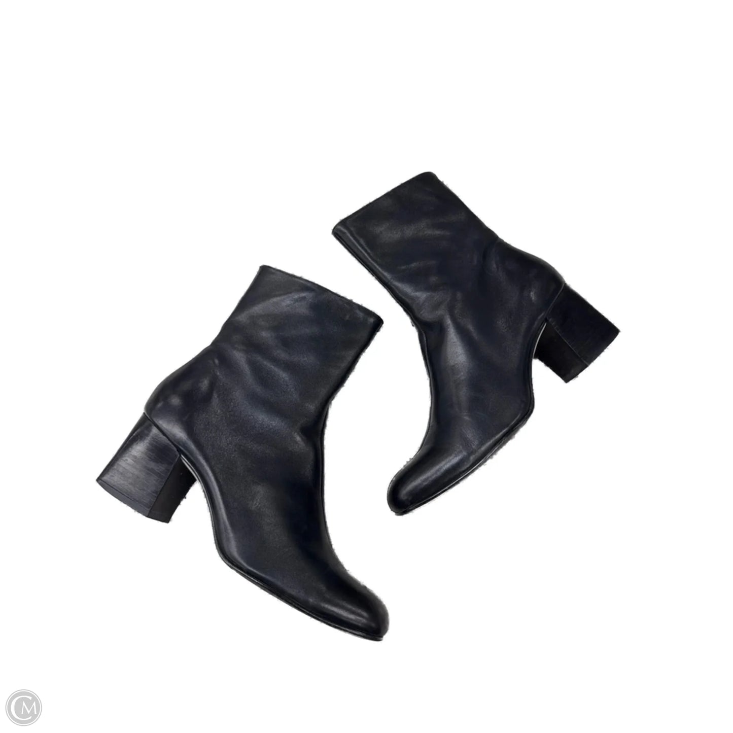Boots Ankle Heels By Nine West Apparel In Black, Size: 7.5