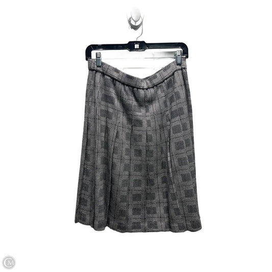 Skirt Luxury Designer By St John Collection In Black & White, Size: 12