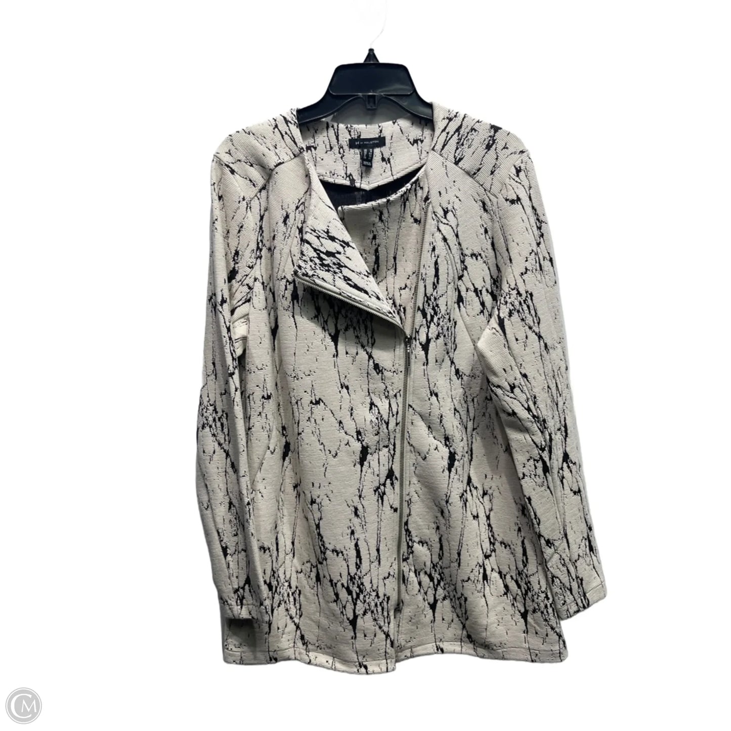 Jacket Other By H For Halston In Black & Cream, Size: 14