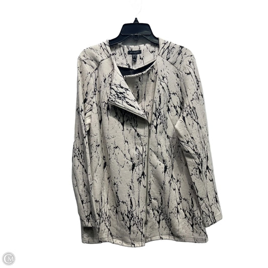 Jacket Other By H For Halston In Black & Cream, Size: 14