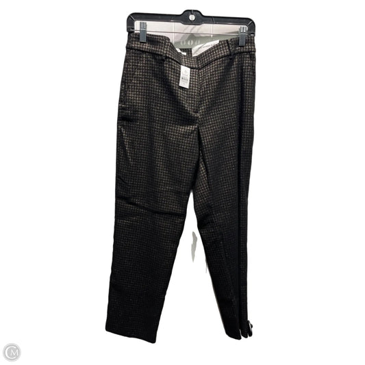 Pants Dress By Loft In Black & Gold, Size: 6