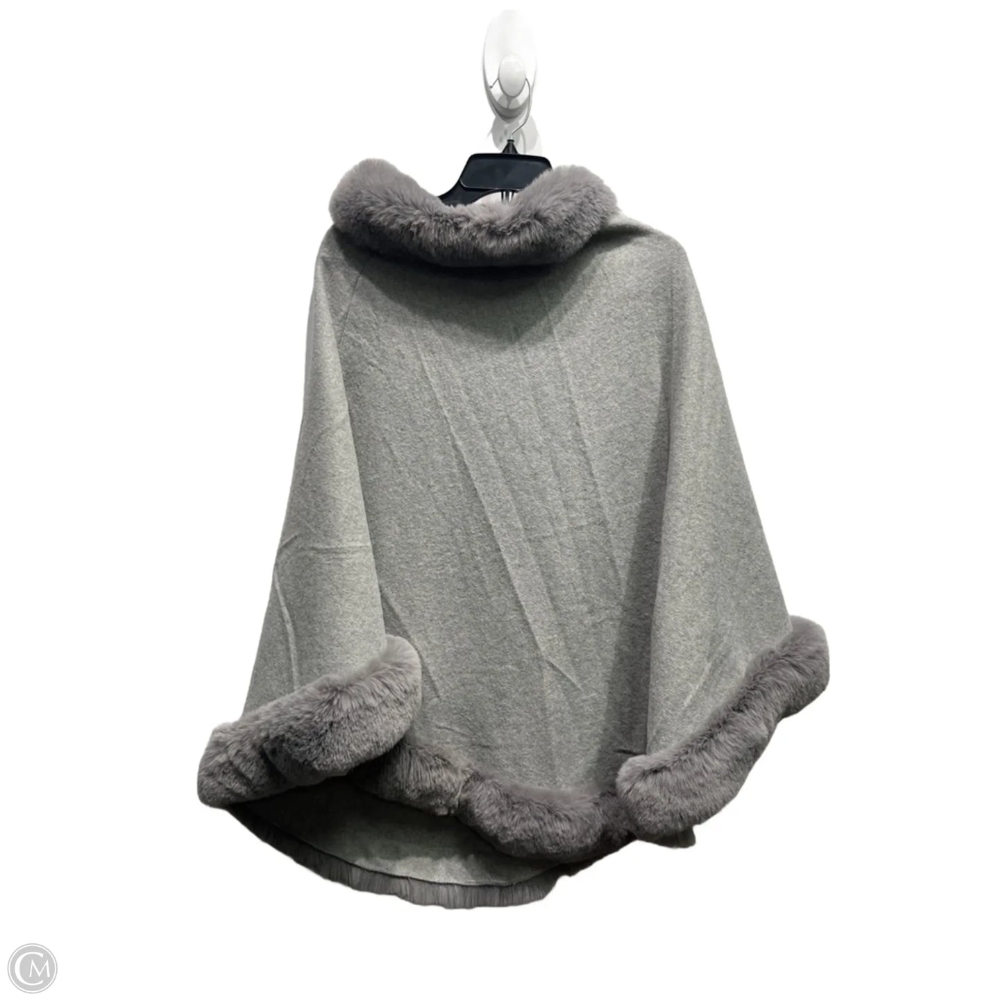 Shawl By Clothes Mentor In Grey, Size: Osfm