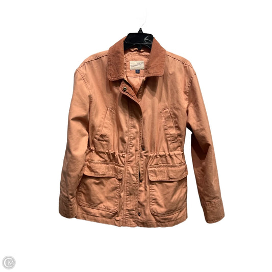 Jacket Utility By Universal Thread In Orange, Size: M