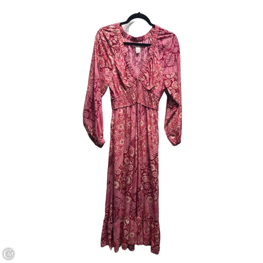 Dress Casual Maxi By Japna In Pink, Size: M
