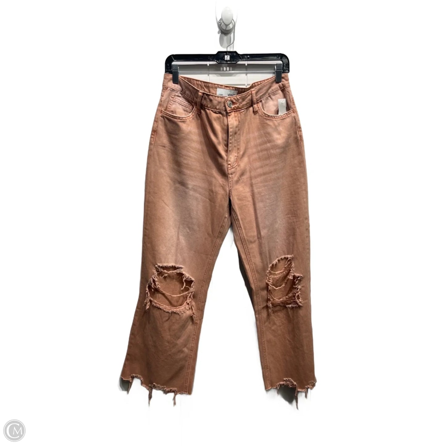 Jeans Straight By Vervet In Orange, Size: 6