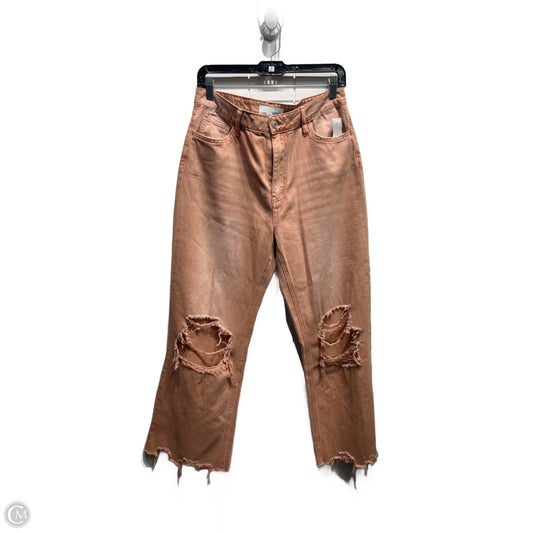 Jeans Straight By Vervet In Orange, Size: 6
