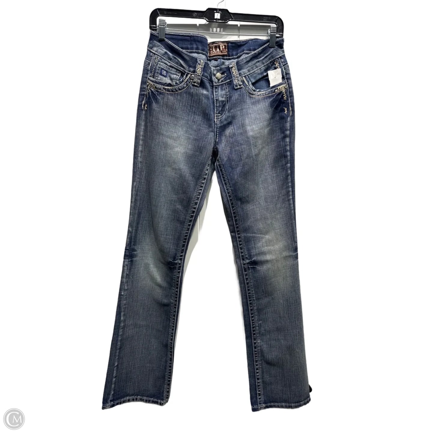 Jeans Boot Cut By UP COWGIRL r In Blue Denim, Size: 6