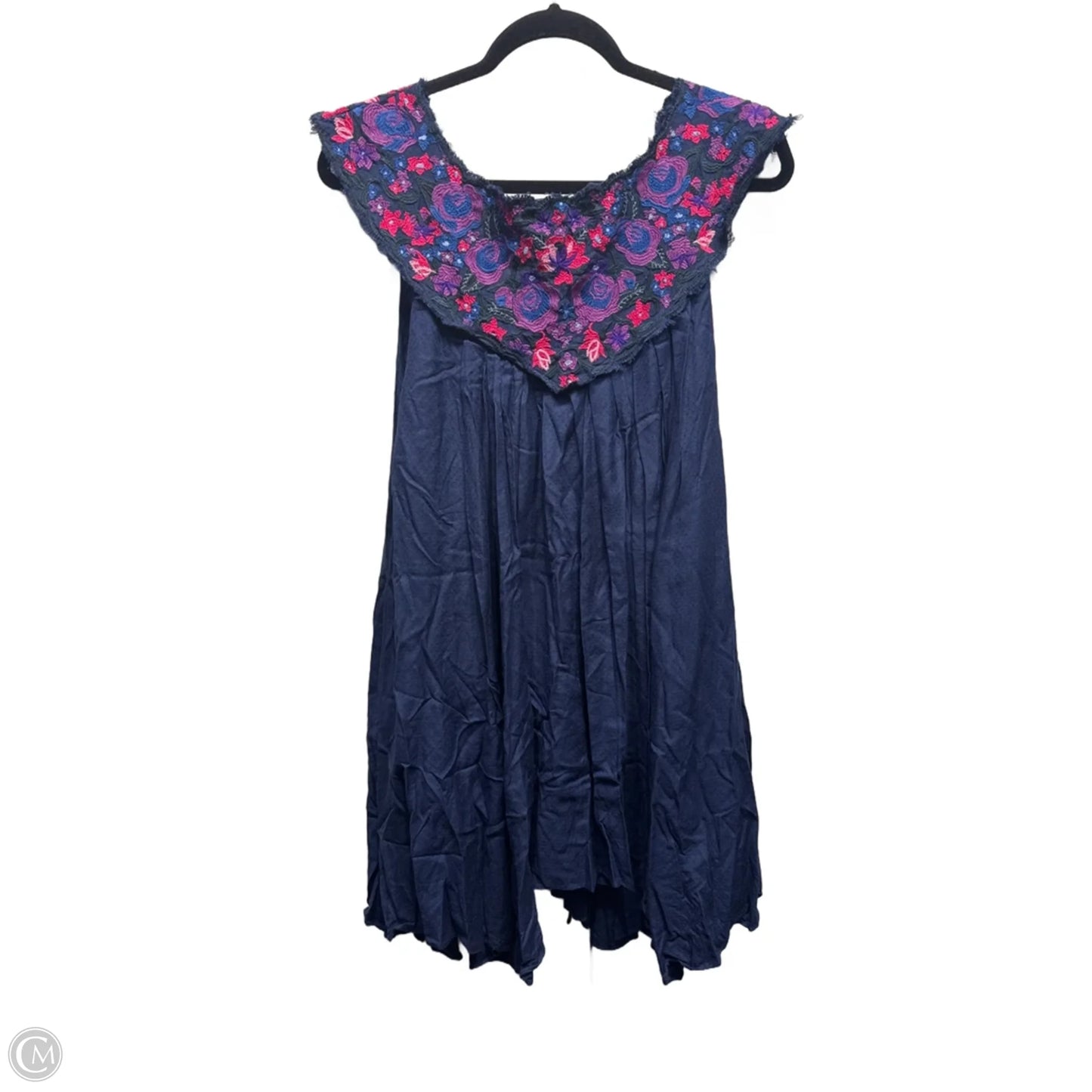 Dress Casual Short By Free People In Blue & Pink, Size: Xs