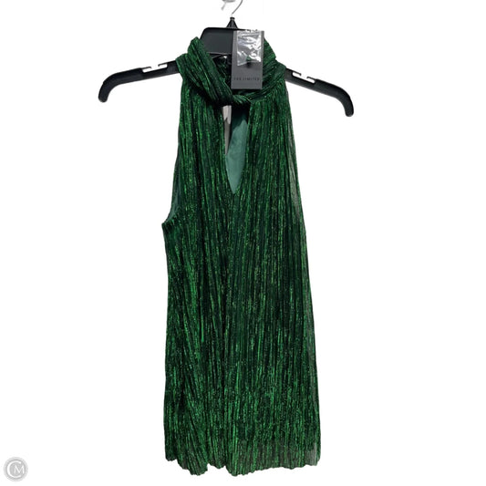 Top Sleeveless By Limited In Green, Size: M