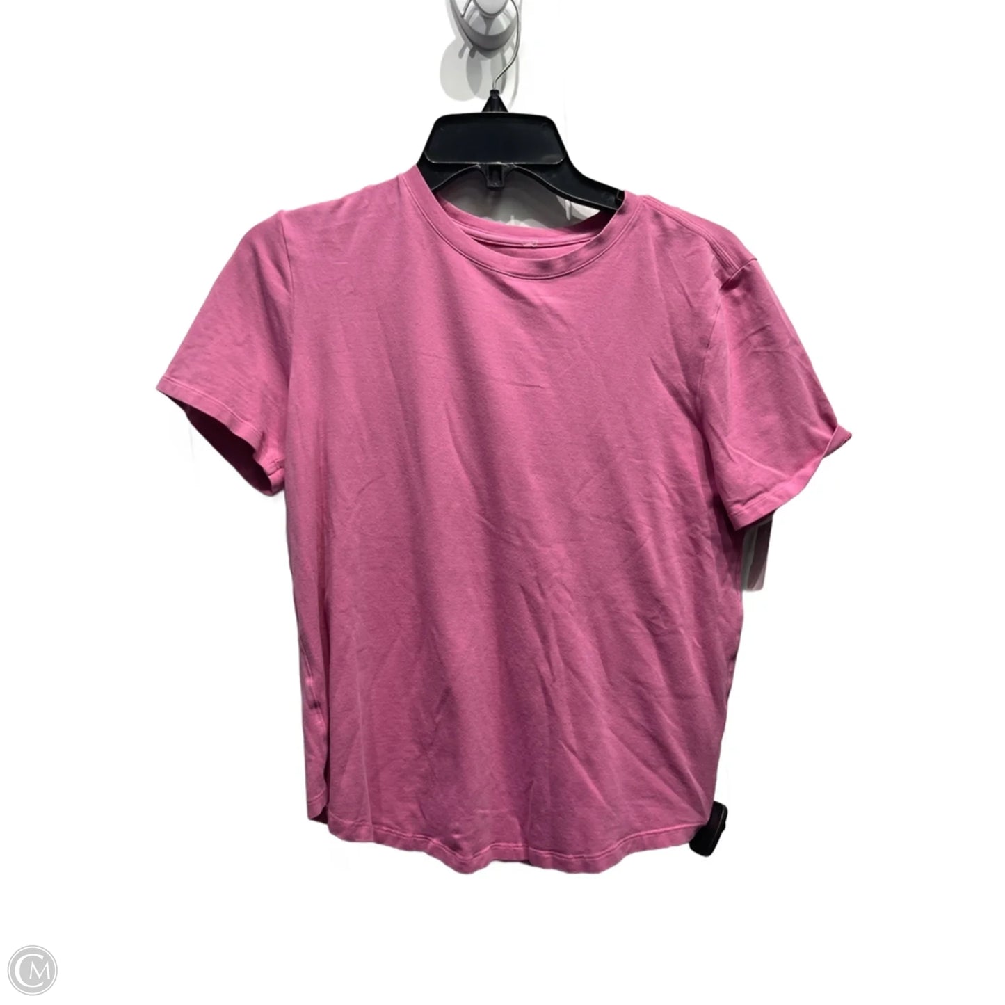 Athletic Top Short Sleeve By Lululemon In Mauve, Size: M