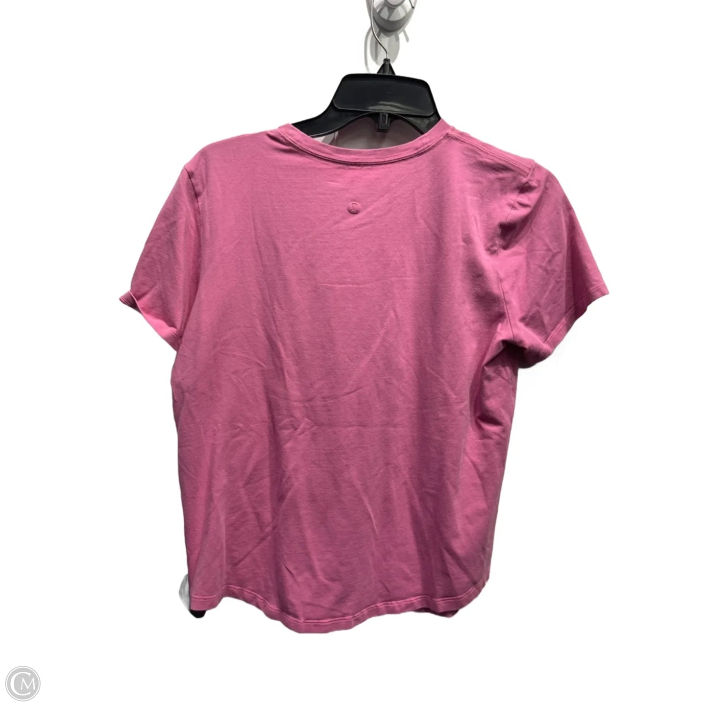 Athletic Top Short Sleeve By Lululemon In Mauve, Size: M