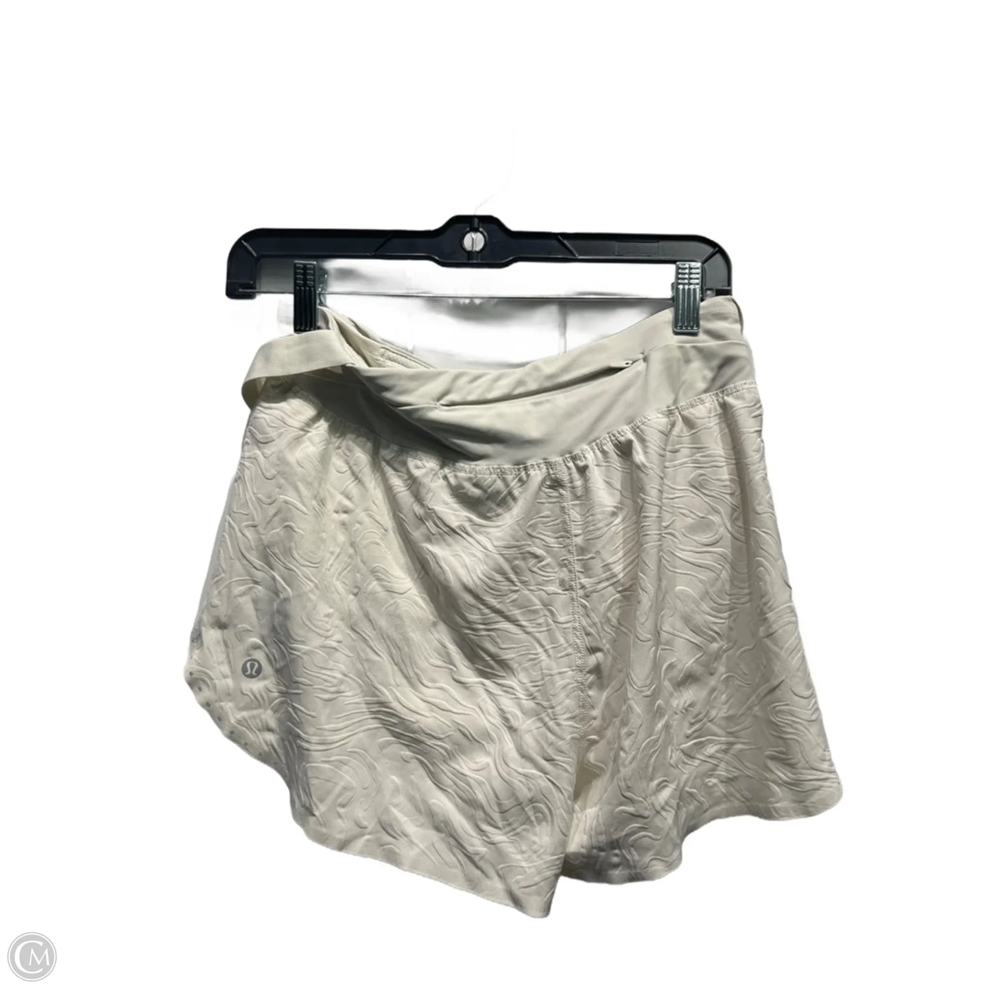 Athletic Shorts By Lululemon In Cream, Size: 6