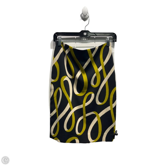 Skirt Midi By Ann Taylor In Black & Green, Size: 0