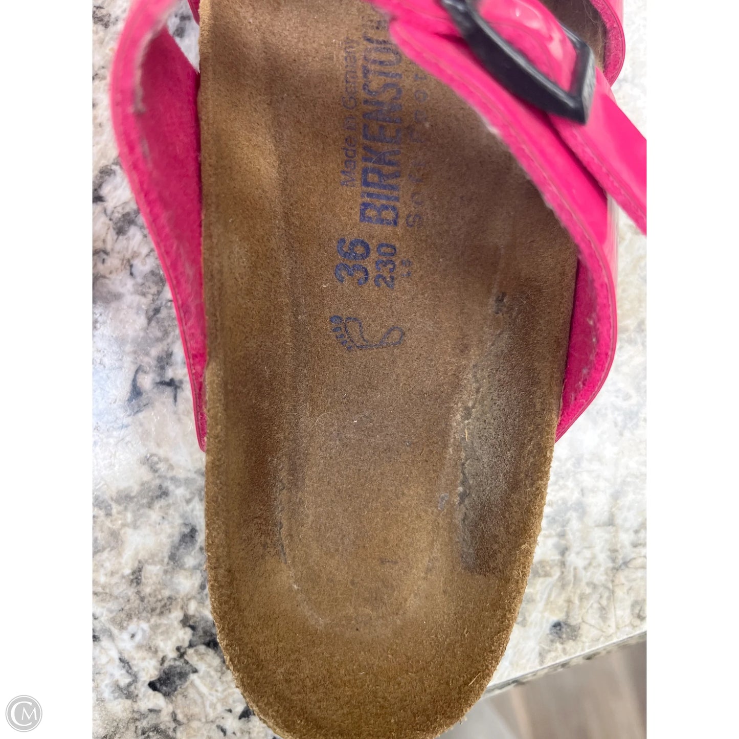Sandals Flats By Birkenstock In Pink, Size: 6