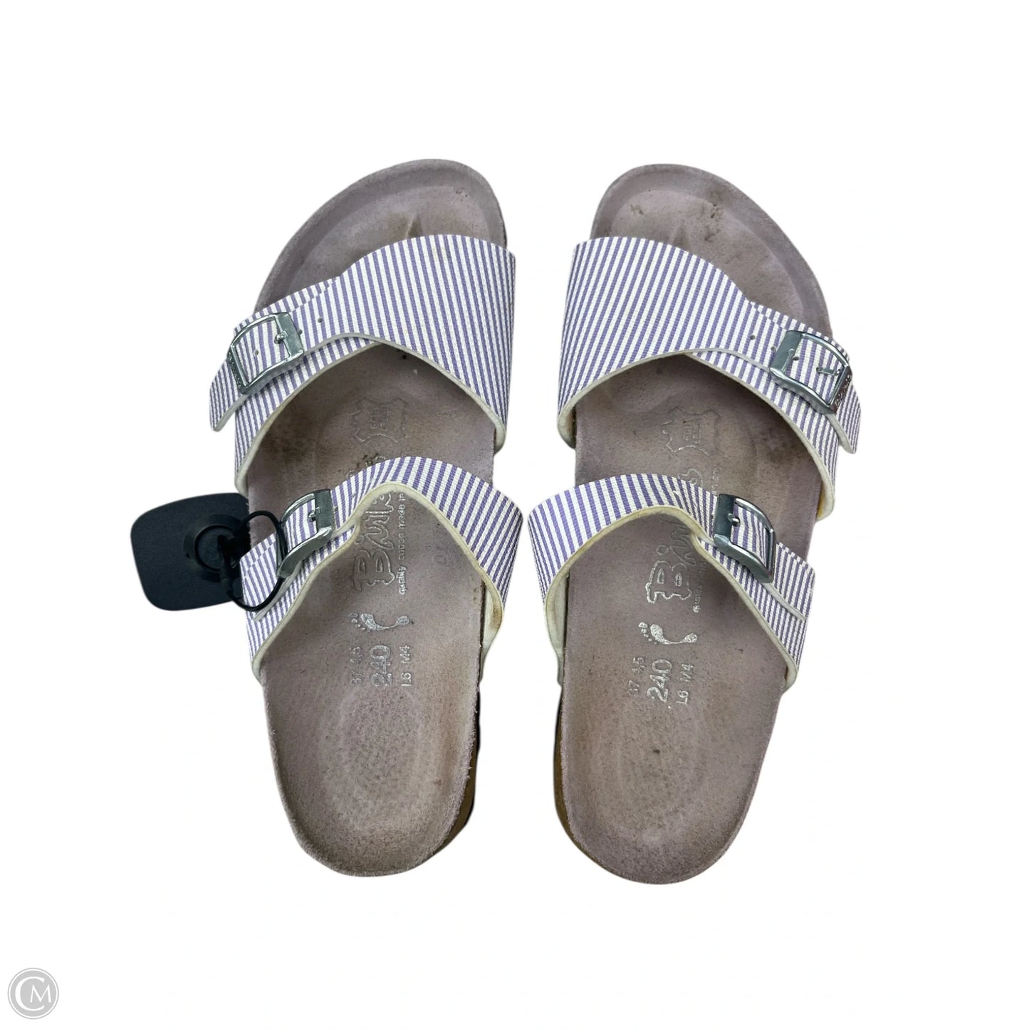 Sandals Flats By  birkis  In Purple, Size: 7