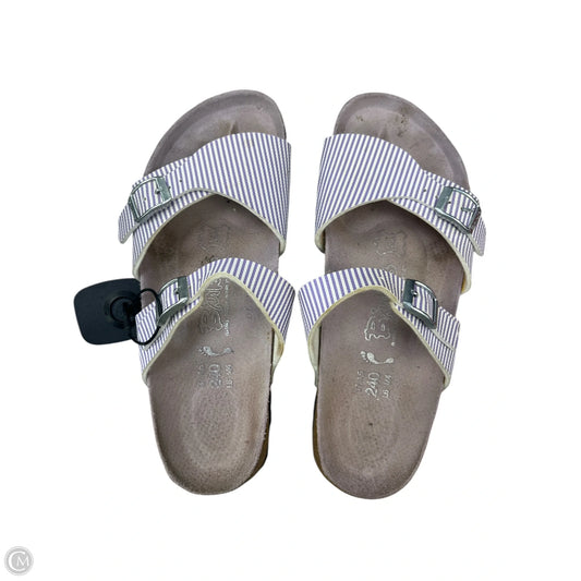 Sandals Flats By  birkis  In Purple, Size: 7