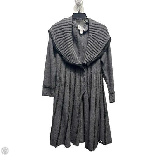 Sweater Cardigan By Joseph Ribkoff In Grey, Size: 12