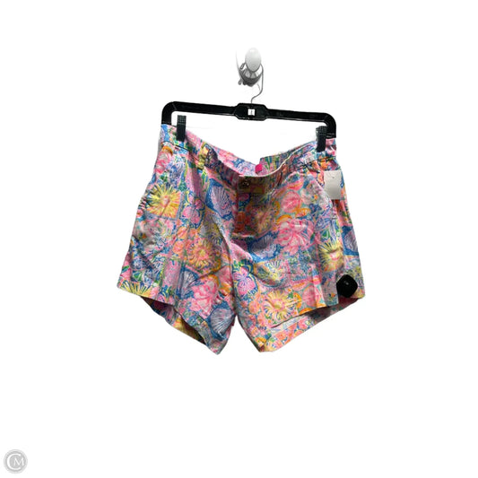 Shorts Designer By Lilly Pulitzer In Orange & Pink, Size: 12