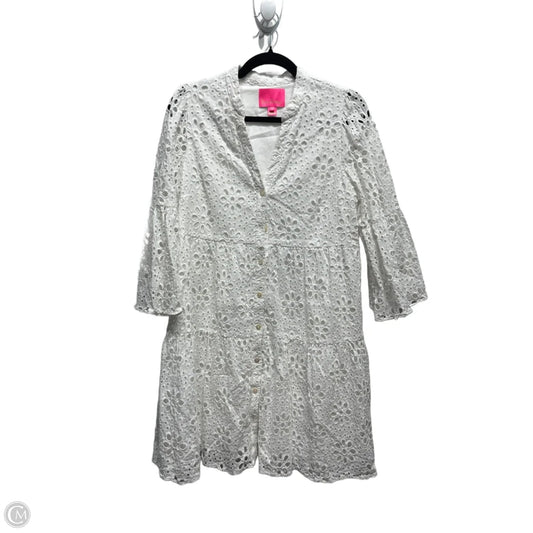 Dress Designer By Lilly Pulitzer In White, Size: 10
