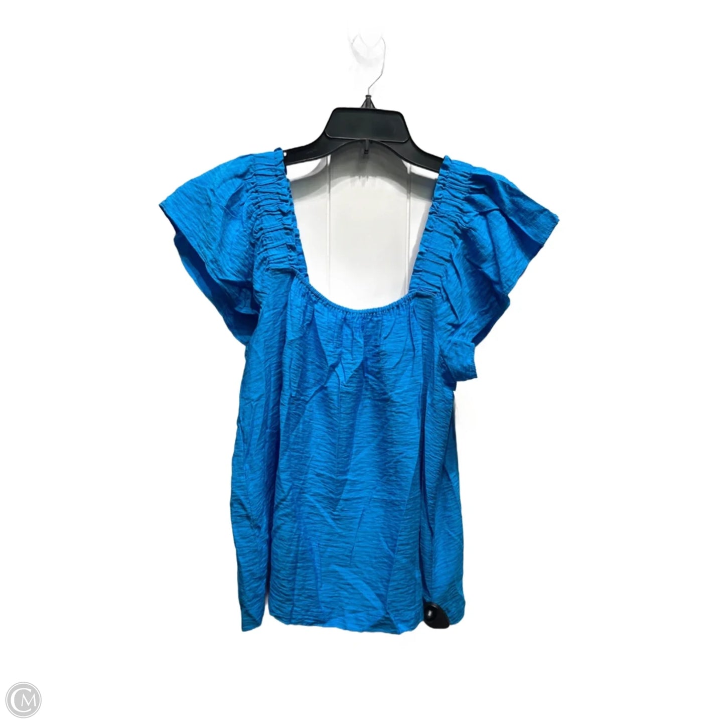 Top Short Sleeve By Lilly Pulitzer In Blue, Size: M