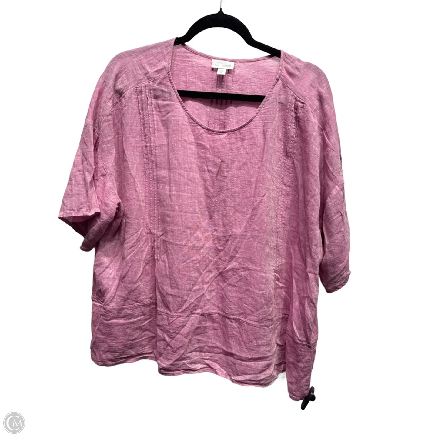 Top Short Sleeve By J. Jill In Pink, Size: Xl