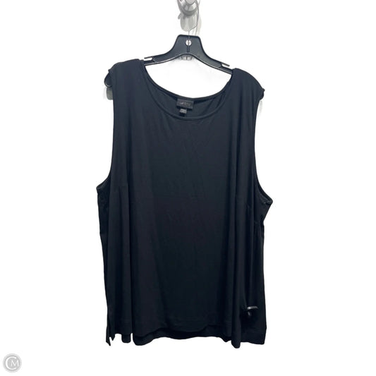 Top Sleeveless By J. Jill In Black, Size: 3x