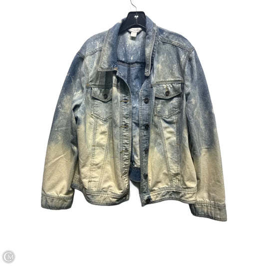 Jacket Denim By Christopher And Banks In Blue Denim, Size: Xl