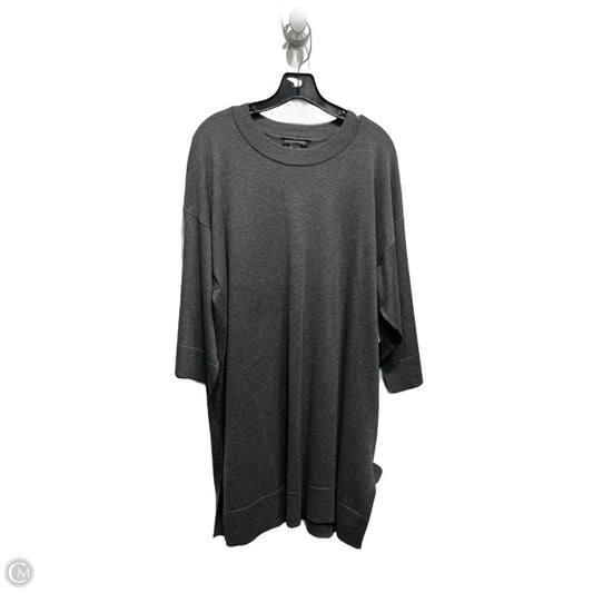 Tunic Long Sleeve By Eileen Fisher In Grey, Size: M
