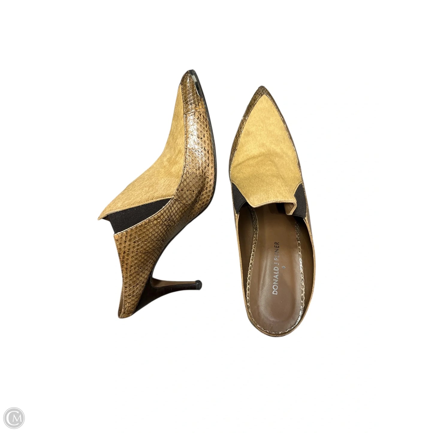 Shoes Heels Stiletto By Donald Pliner In Tan, Size: 10