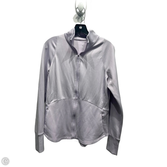 Athletic Jacket By layers In Purple, Size: S
