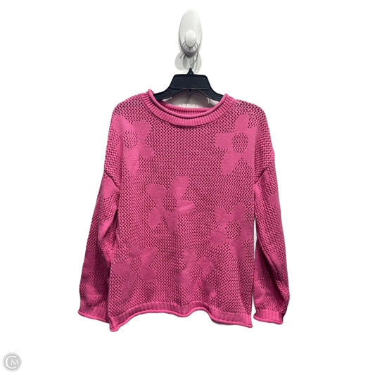 Sweater By NINETY CLOTHING In Pink, Size: M
