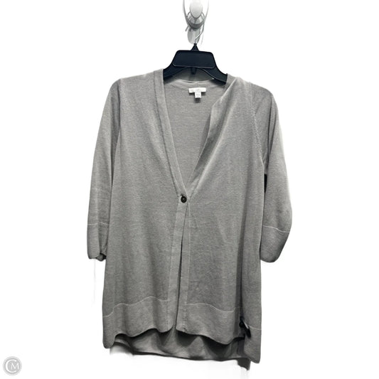 Sweater Cardigan By J. Jill In Grey, Size: M