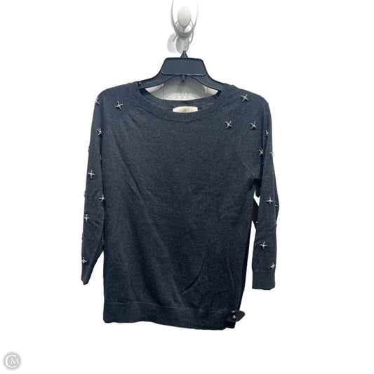 Sweater By Loft In Grey, Size: M