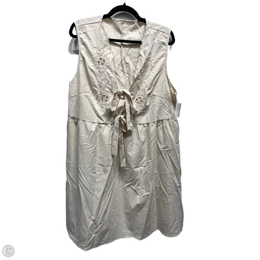 Dress Casual Short By Shein In Cream, Size: 2x