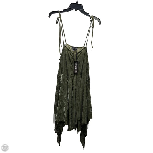 Blouse Long Sleeve By CURRENT MOOD In Green, Size: Xxl