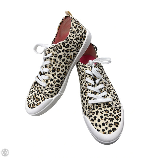 Shoes Sneakers By Roxy In Animal Print, Size: 11