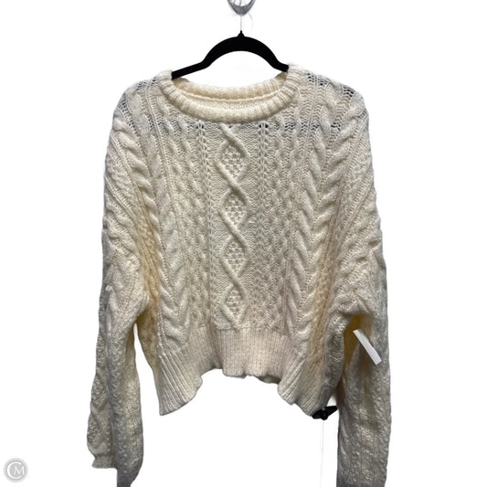 Sweater By Dazy In Cream, Size: Xl