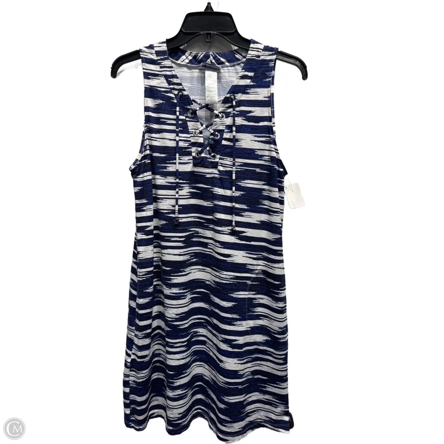Dress Casual Short By Tommy Bahama In Blue & White, Size: M